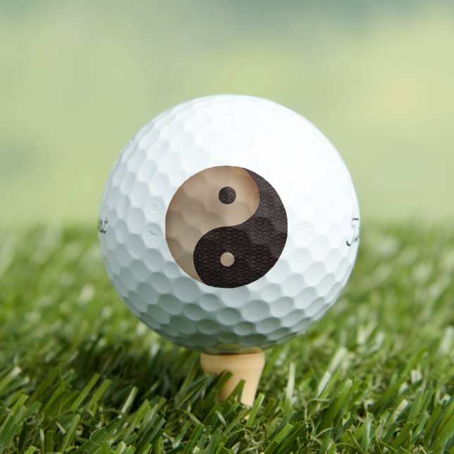 Pelotas De Golf Yin Yang (Camiseta in situ)