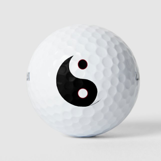 Pelotas De Golf Yin Yang Golfball (Anverso)