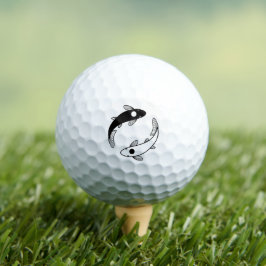 Pelotas De Golf Yin Yang Koi Fish