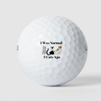 Pelotas De Golf Yo Era Normal Hace 3 Gatos