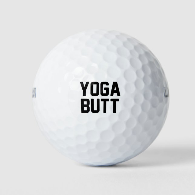 Pelotas De Golf Yoga Butt (Anverso)