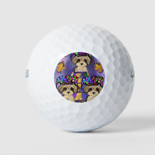 Pelotas De Golf Yorkie Poo (Anverso)