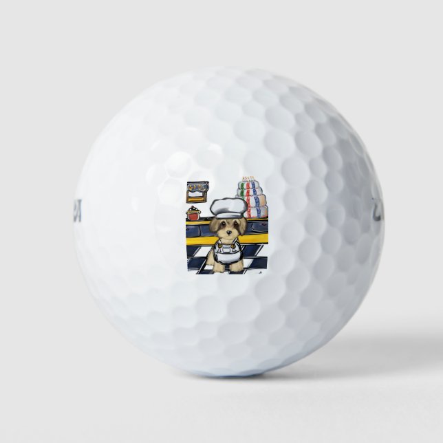 Pelotas De Golf Yorkie Poo (Anverso)