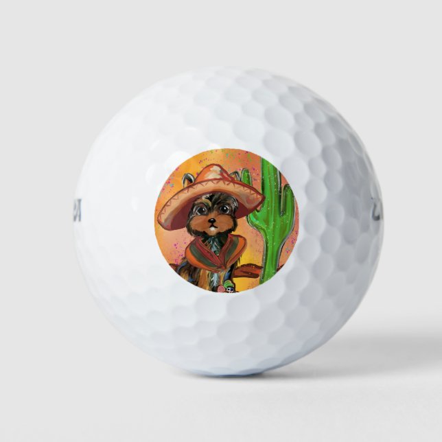 Pelotas De Golf Yorkie poo méxico (Anverso)