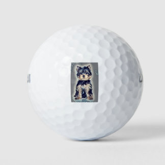 Pelotas De Golf Yorkie Yorkshire Terrier Dog
