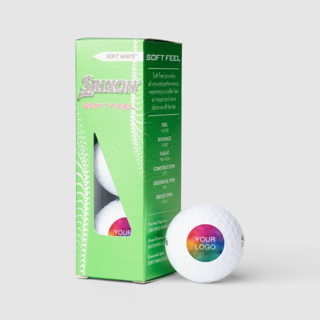 Pelotas De Golf Your Business Logo Here Srixon Soft Feel 13 3 Pack (Embalaje)