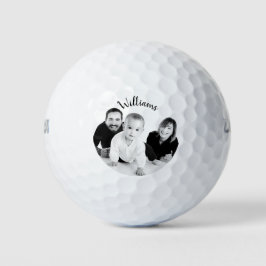 Pelotas De Golf YOUR PHOTO NAME FAMILY Personalized Golf Balls