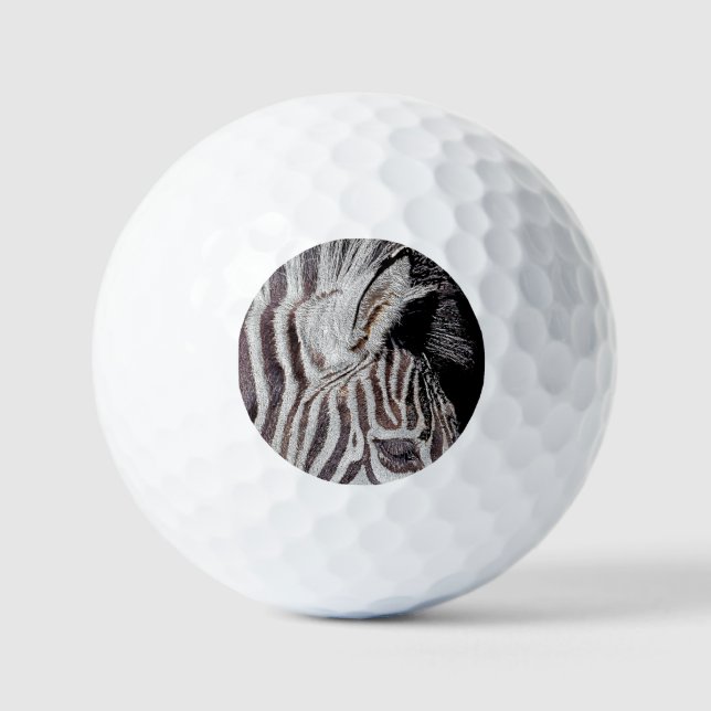 PELOTAS DE GOLF ZEBRA (Anverso)