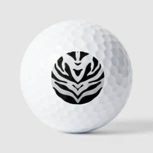 PELOTAS DE GOLF ZEBRA STRIPTS ABSTRACT