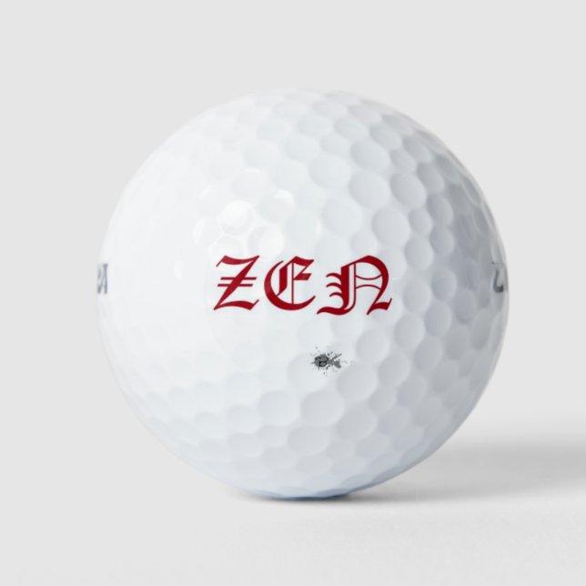 Pelotas De Golf Zen (Anverso)