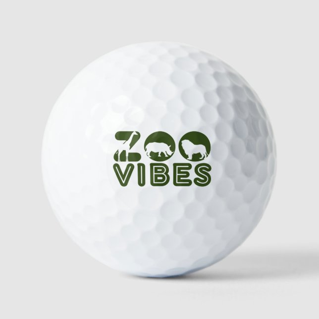 PELOTAS DE GOLF ZOO VIBES (Anverso)