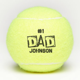Pelotas De Tenis #1 papá negro y blanco