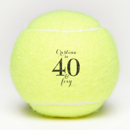 Pelotas De Tenis 40 y Foxy personalizados