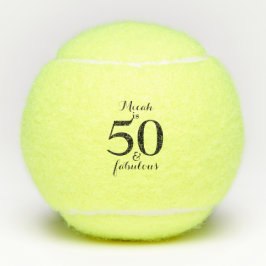 Pelotas De Tenis 50 y Fabuloso baile de tenis personalizado