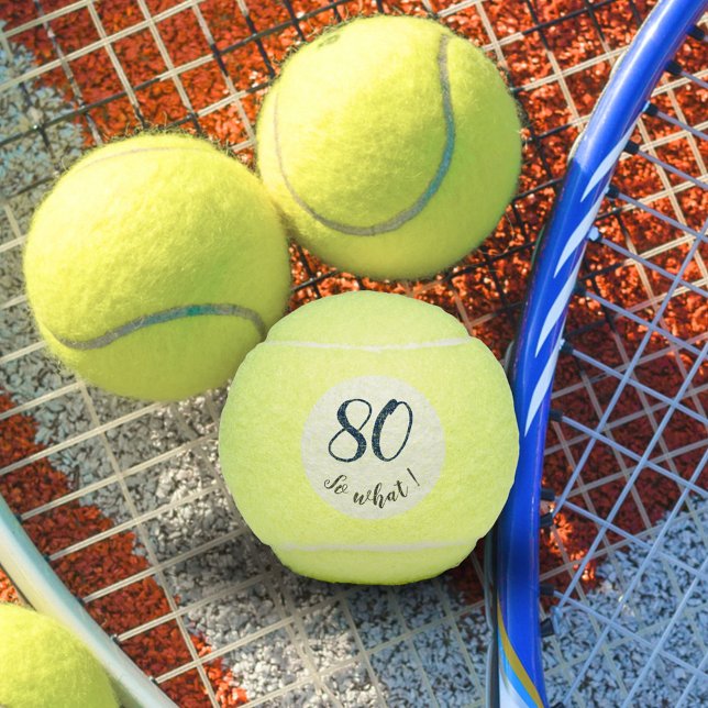 Pelotas De Tenis 80 años Divertido tengo 80 años, qué motivo (Subido por el creador)