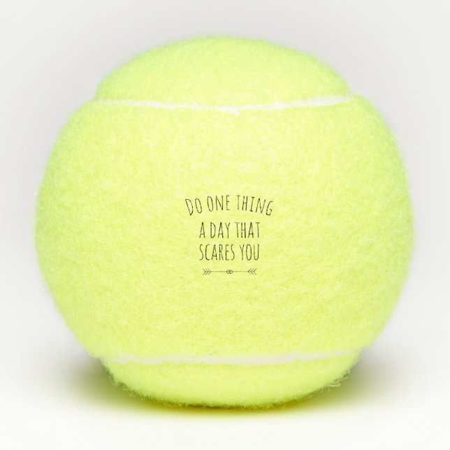 Pelotas De Tenis A day that scares you black (Anverso)