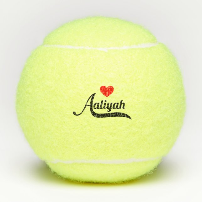 Pelotas De Tenis Aaliyah (Anverso)