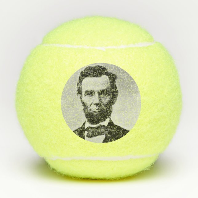 Pelotas De Tenis Abraham Lincoln: 16º presidente de América (Anverso)