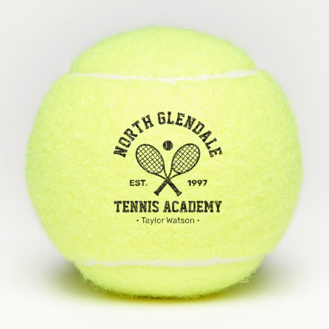 Pelotas De Tenis Academia de tenis personalizada (Anverso)
