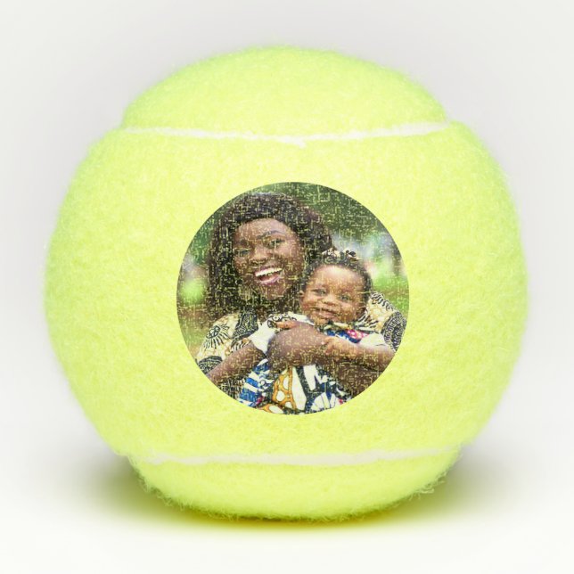 Pelotas De Tenis Add Baby Photo Customize Personalize (Anverso)