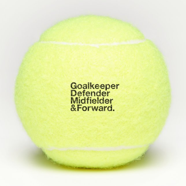 Pelotas De Tenis Aficionado al FÚTBOL (Anverso)