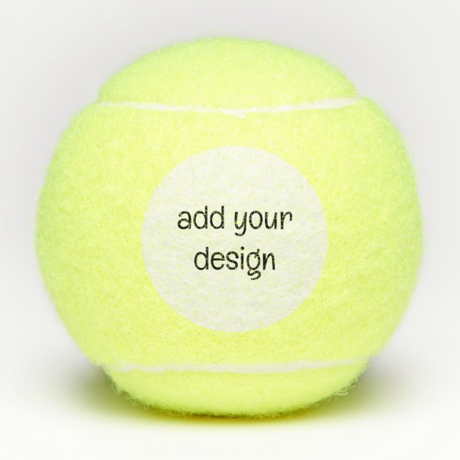 Pelotas De Tenis agregar su diseño (Anverso)