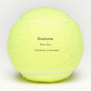 Pelotas De Tenis agregar texto simple graduado agregar nombre escol
