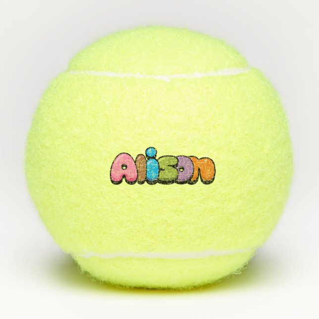 Pelotas De Tenis Alison (Anverso)
