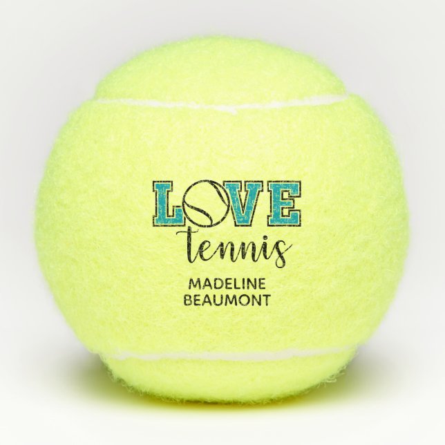 Pelotas De Tenis Amo el Tenis (Anverso)