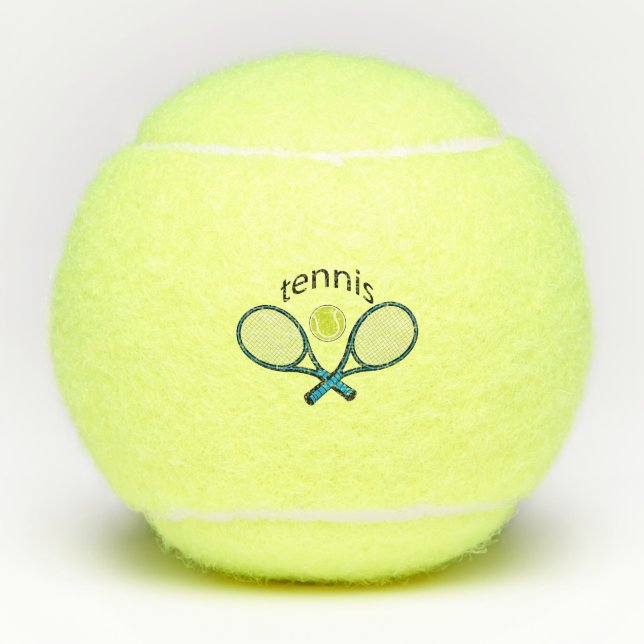Pelotas De Tenis Amo el tenis (Anverso)