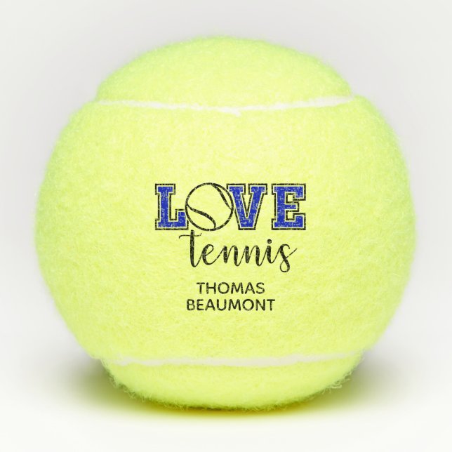 Pelotas De Tenis Amo el Tenis (Anverso)
