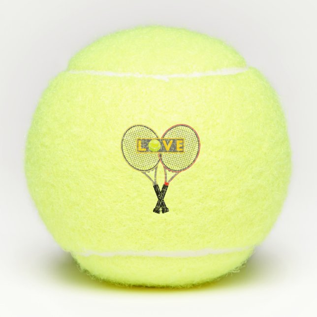 Pelotas De Tenis Amor al tenis (Anverso)