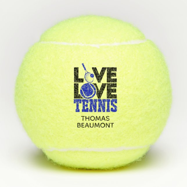 PELOTAS DE TENIS AMOR EN VIVO (Anverso)