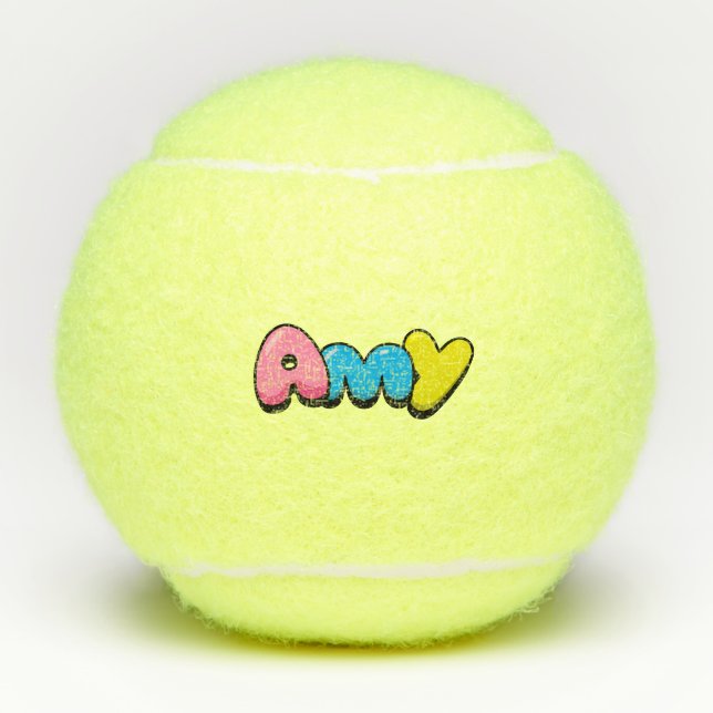 Pelotas De Tenis Amy (Anverso)