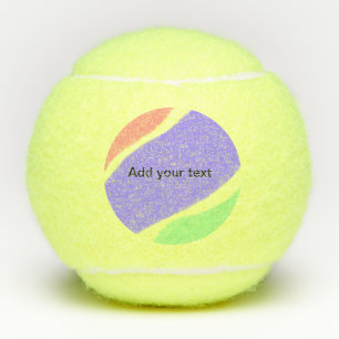 Pelotas De Tenis añadir el texto simple personalizado mínimo person