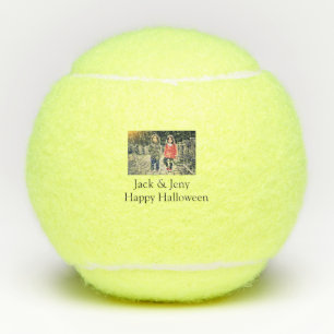 Pelotas De Tenis añadir nombre de texto de foto niños de Halloween