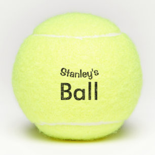 Pelotas De Tenis Añadir un nombre personalizado