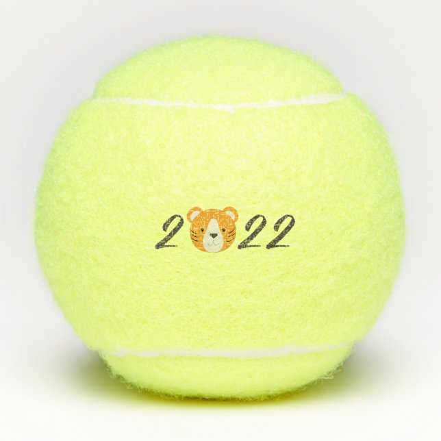 Pelotas De Tenis Año del tigre 2022 (Anverso)