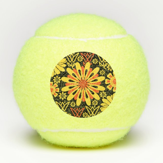 Pelotas De Tenis Antique Yeller Tennis Ball (Anverso)