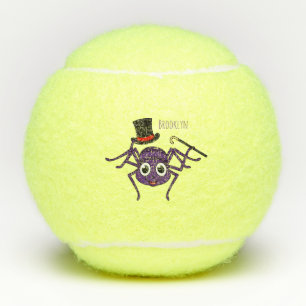 Pelotas De Tenis Araña cortada en el personalizado del sombrero sup