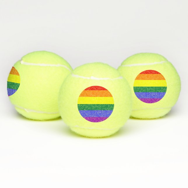 Pelotas De Tenis Arco iris bandera (Múltiples)
