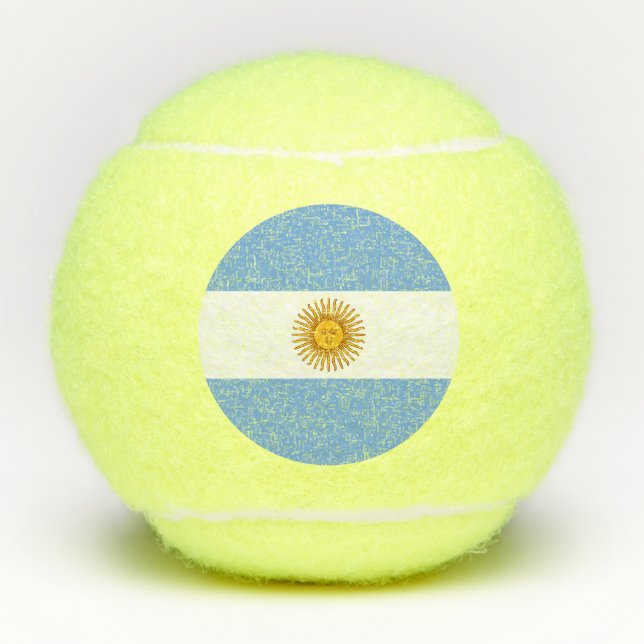 Pelotas De Tenis Argentina (Anverso)