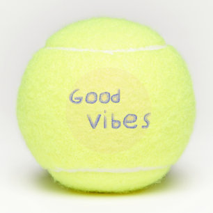 Pelotas De Tenis arte de texto de buena vibración