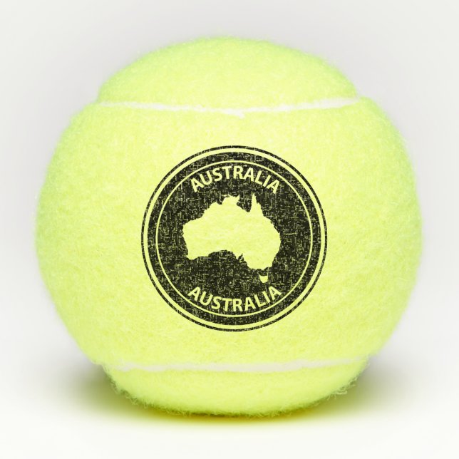 Pelotas De Tenis Australia (Anverso)