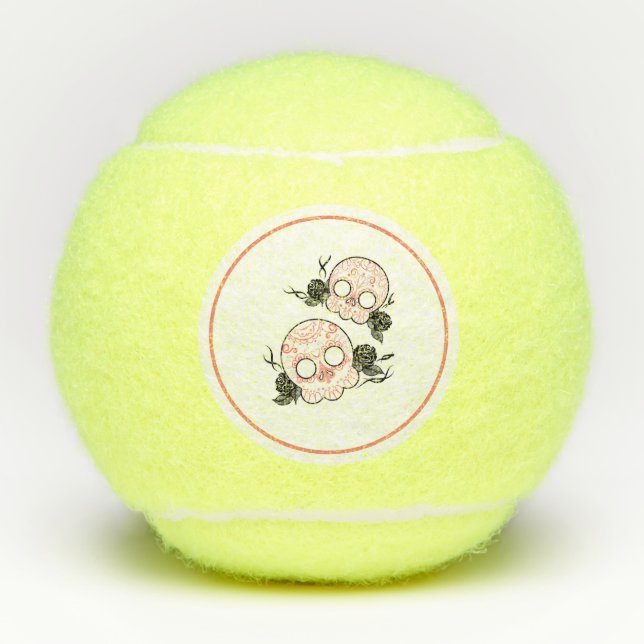 PELOTAS DE TENIS AZAR SKULL (Anverso)