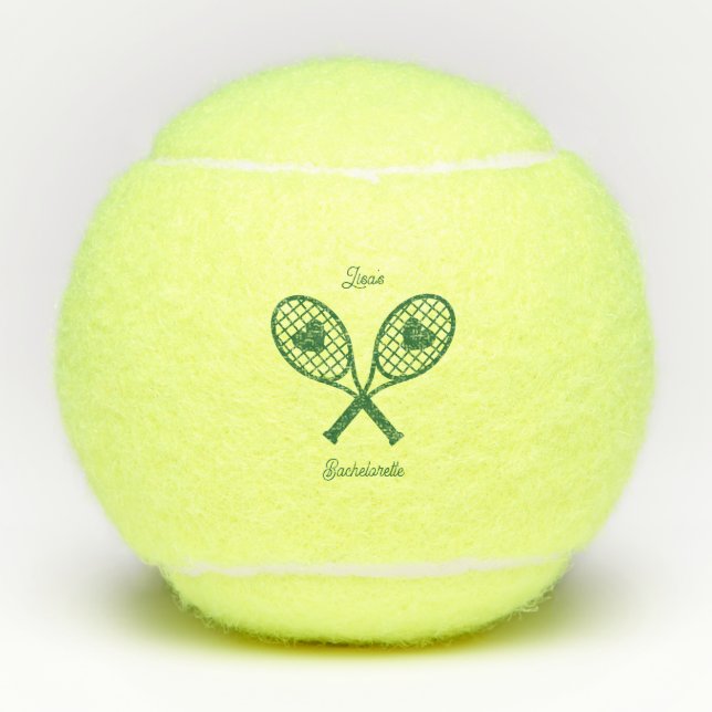 Pelotas De Tenis Bachelorette Tennis Ball (Anverso)