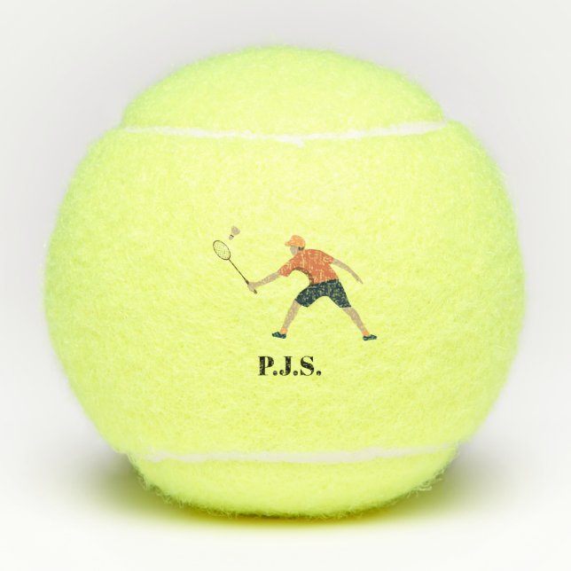 Pelotas De Tenis Badminton (Anverso)