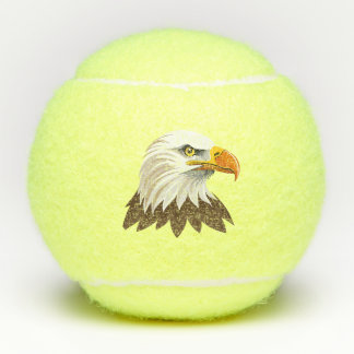 Pelotas De Tenis Bald eagle head