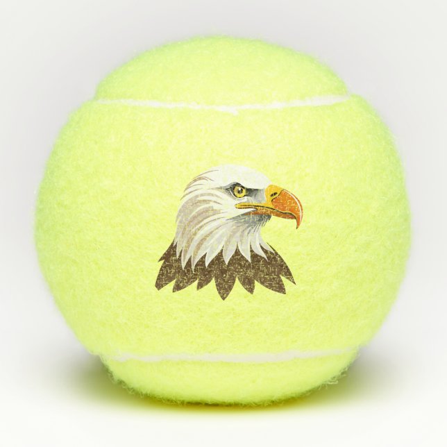 Pelotas De Tenis Bald eagle head (Anverso)