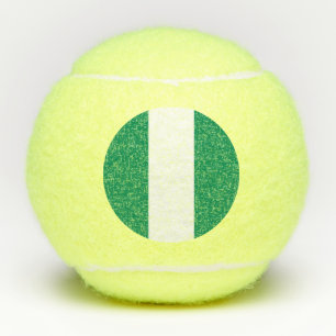 Pelotas De Tenis Balón de tenis con bandera de Nigeria